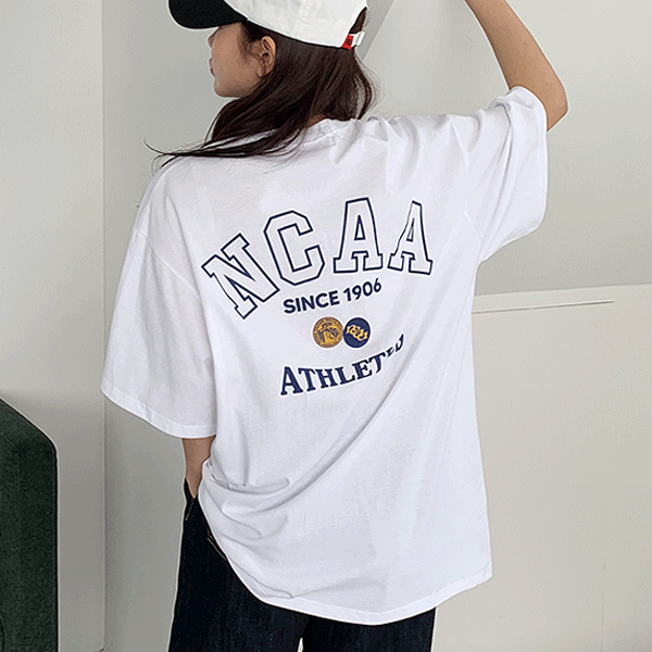 [무료배송]NCAA 박시핏 반팔 티셔츠 - t(17900→9900)