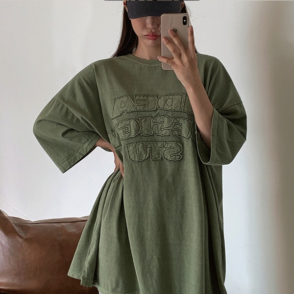 [4XL]디어 피그먼트 박시핏 반팔 티셔츠 - t (빅사이즈,남녀공용,오버핏,빅사이즈)